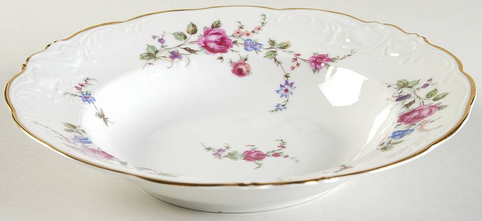 Sheraton Rose Rim Soup Bowl