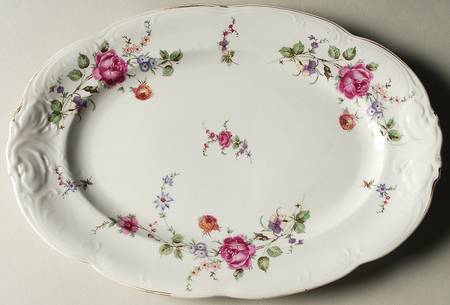 Sheraton Rose 13" Oval Serving Platter