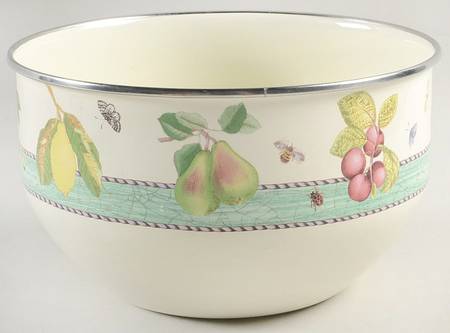 Sarah's Garden 7 3/4" Metal Bowl