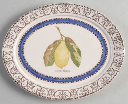 Sarah's Garden Oval Butter No Lid