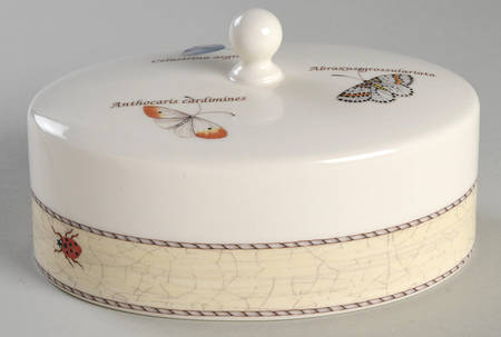 Sarah's Garden Lid for Oval Butter