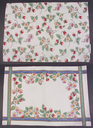 Sarah's Garden Reversible Cloth Placemat