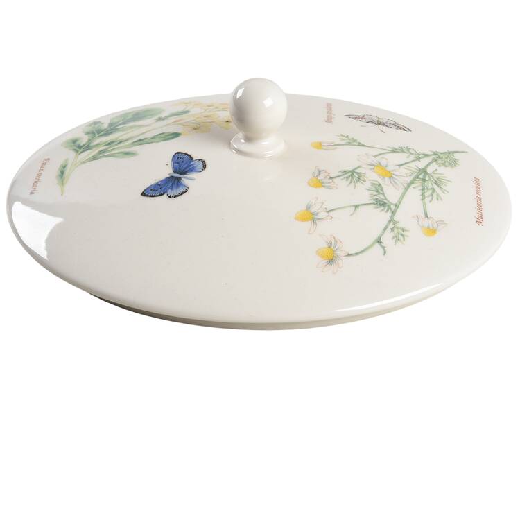 Sarah's Garden Lid for 3 Qt Oval Covered Casserole