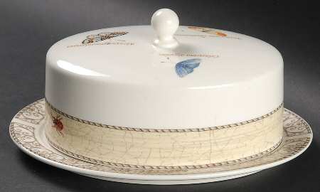 Sarah's Garden Oval Covered Butter