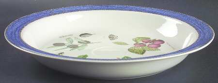 Sarah's Garden Chip Bowl/Plate for Chip & Dip Set