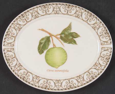 Sarah's Garden Underplate for Open Sauce Boat