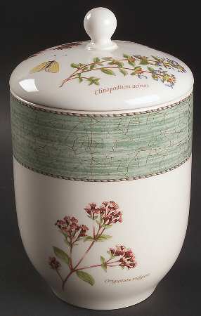 Sarah's Garden 6" Storage Jar & Lid