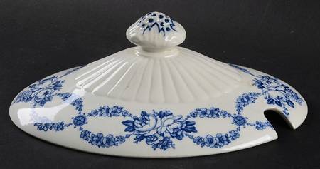 Grosvenor Blue (No #, No Trim) Lid for Oval Vegetable
