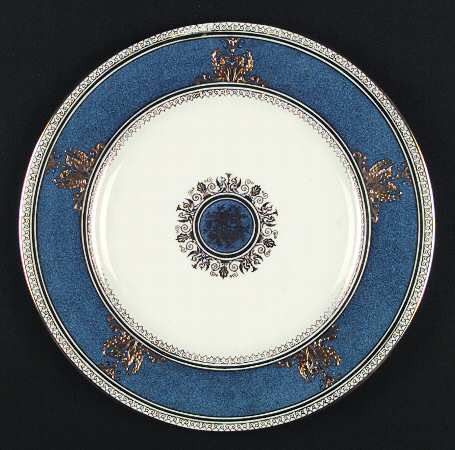 Columbia Powder Blue (Rim and Center, Gold Trim) by Wedgwood