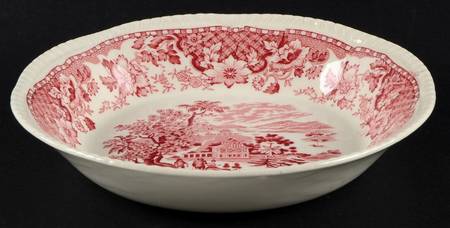 Seaforth Pink (Rope Edge, Scallop) Coupe Soup Bowl