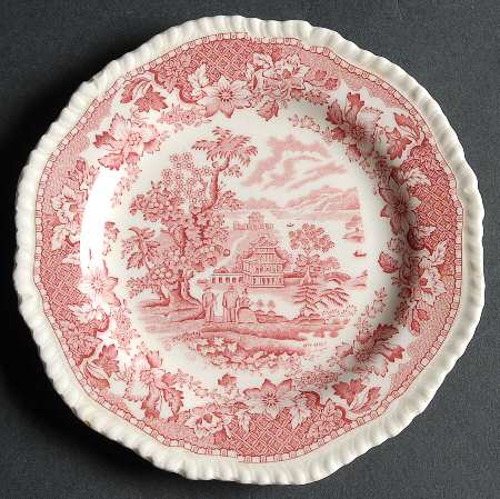Seaforth Pink (Rope Edge, Scallop) Bread & Butter Plate