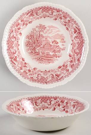 Seaforth Pink (Rope Edge, Scallop) Coupe Cereal Bowl