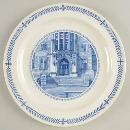 Georgetown University Blue Dinner Plate