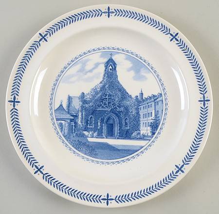 Georgetown University Blue Dinner Plate