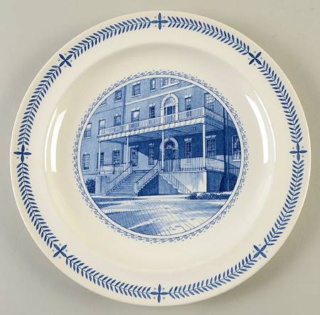 Georgetown University Blue Dinner Plate