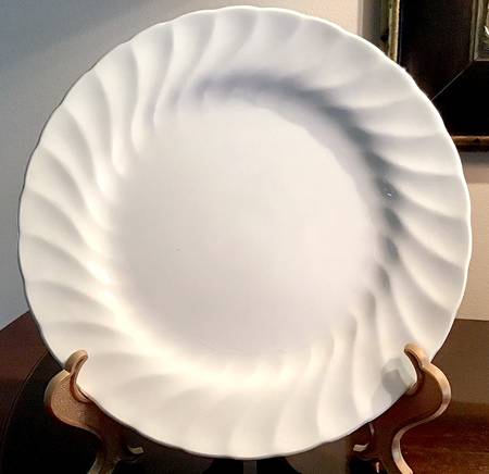 Camelot White Salad Plate