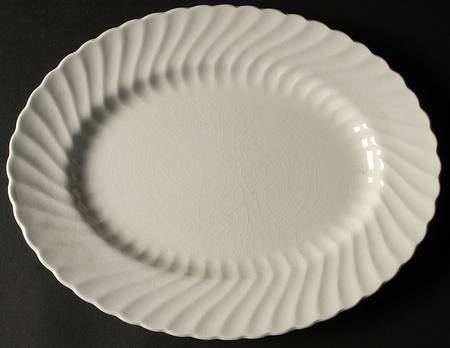Camelot White 12" Oval Serving Platter