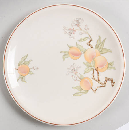 Peach Dinner Plate