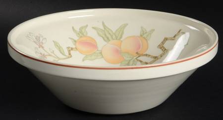 Peach 9" Round Vegetable Bowl