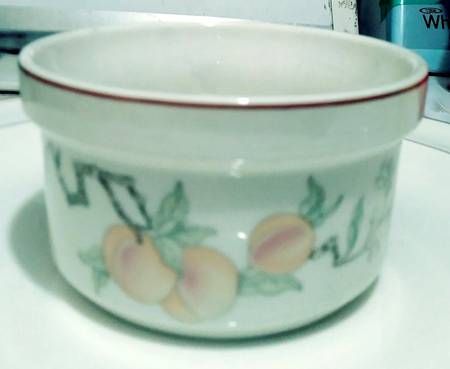 Peach Open Sugar Bowl