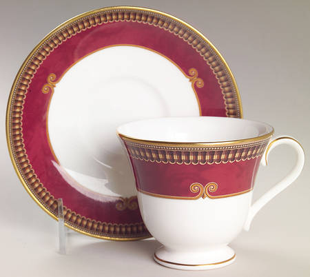 Glenmont Footed Cup & Saucer Set