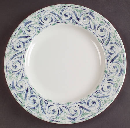 Scroll Accent Luncheon Plate