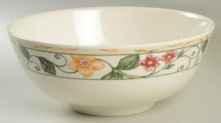 Pears & Berries 10" Large Salad Serving Bowl