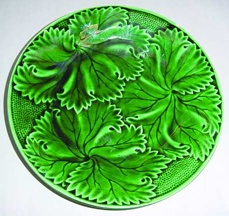 Green Glaze Dinner Plate