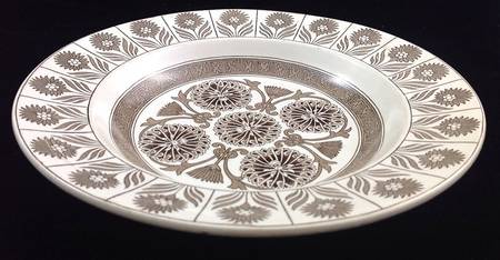 Marigold Rim Soup Bowl