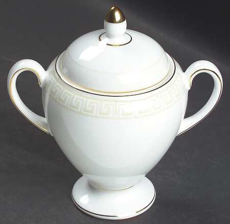Athens Globe Shape Sugar Bowl & Lid