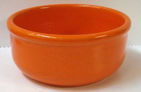 Solid Colours Orange Coupe Cereal Bowl