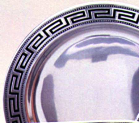 Greek Key (Armetale, Hollowware) Dinner Plate