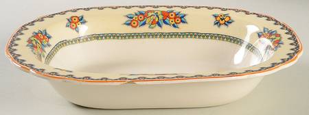 Manchu 10" Oval Vegetable Bowl