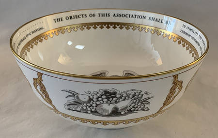 The Garden Club of America 9" 50th Anniversary Salad Bowl