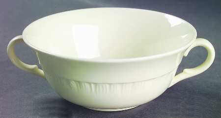 Shell Edge Flat Cream Soup Bowl