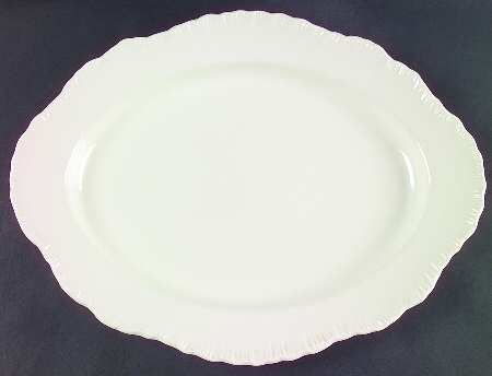 Shell Edge 16" Oval Serving Platter