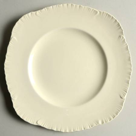 Shell Edge Square Luncheon Plate