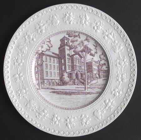 Ohio Wesleyan University Mulberry Dinner Plate by Wedgwood