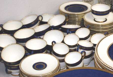9265 Footed Cup & Saucer Set
