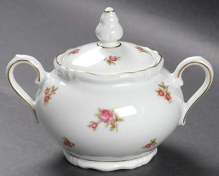 Rosette Sugar Bowl & Lid