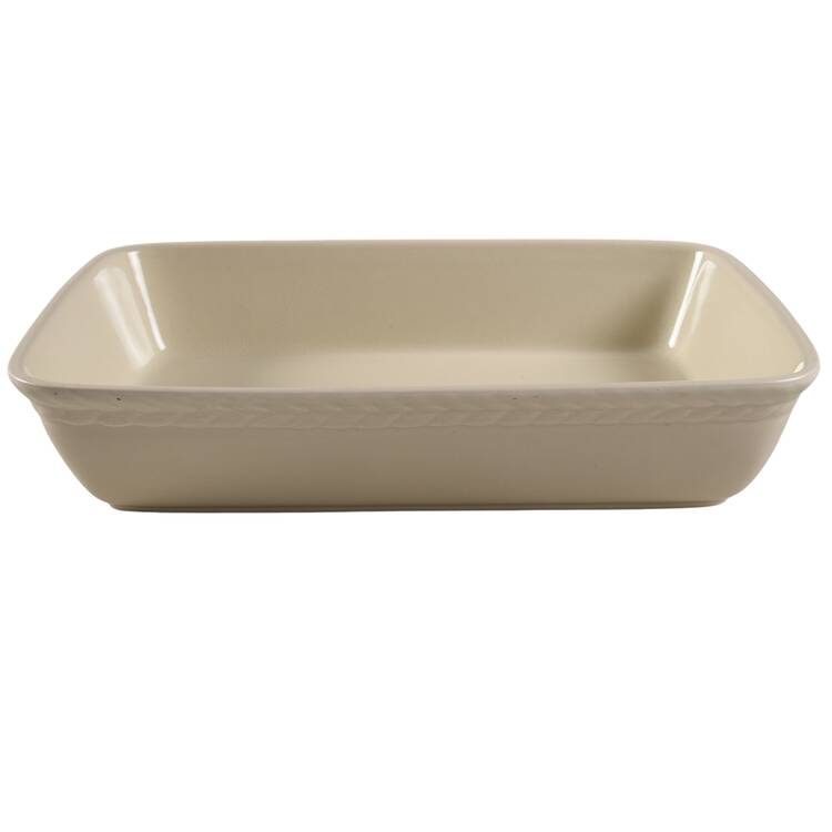 Stone Harbor Sand 12" Rectangular Baker by Wedgwood