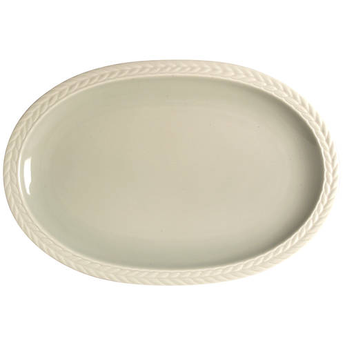 Stone Harbor Seagrass (Green) 15" Oval Serving Platter