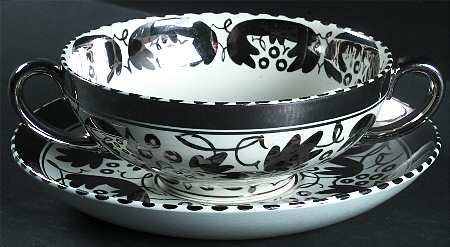 C5229 Flat Cream Soup Bowl & Saucer Set