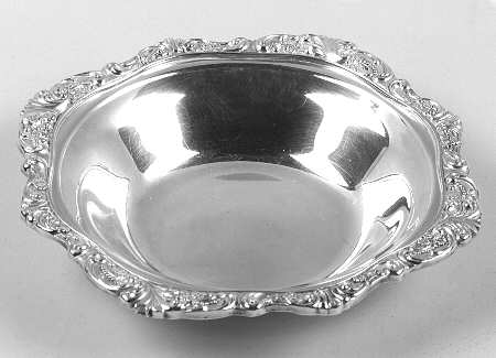Baroque (Silverplate, Hollowware, Older) Medium Silverplate Bon Bon Bowl