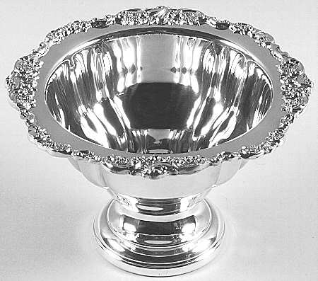 Baroque (Silverplate, Hollowware, Older) Silverplate Footed Sauce Bowl