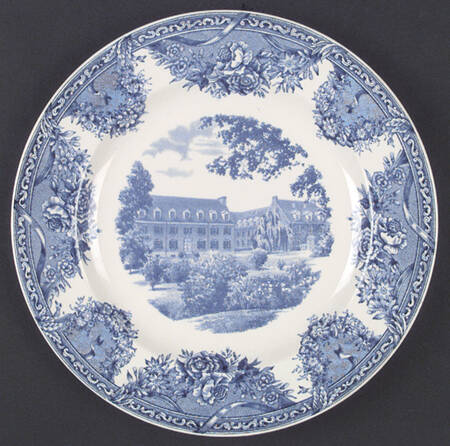Salem College Blue Dinner Plate by Wedgwood