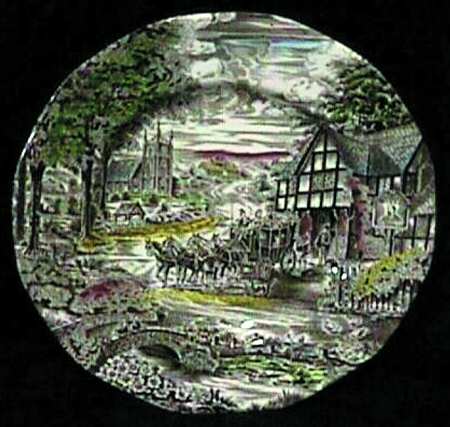 Dickens Coaching Days Luncheon Plate