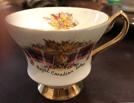 Royal Canadian Tartan Footed Cup