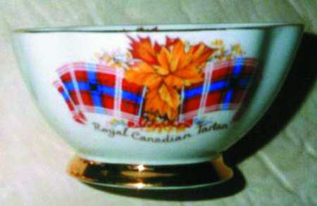 Royal Canadian Tartan Open Sugar Bowl