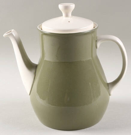 Moss Green Small Coffee Pot & Lid